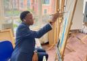 Mwangi Mungai, who has offers to study fine art at top art schools