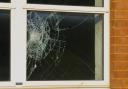 Spencer broke a window in Malvern
