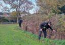 Police search hedgerows in Malvern for weapons
