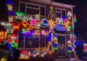 FESTIVE: The Christmas light display is on Beauchamp Road in Malvern.
