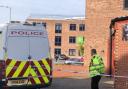 A body was found outside Worcester Job Centre this morning.
