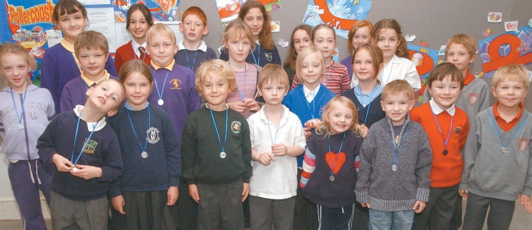 Malvern’s most voracious bookworms were awarded medals for their reading efforts over the summer in 2004