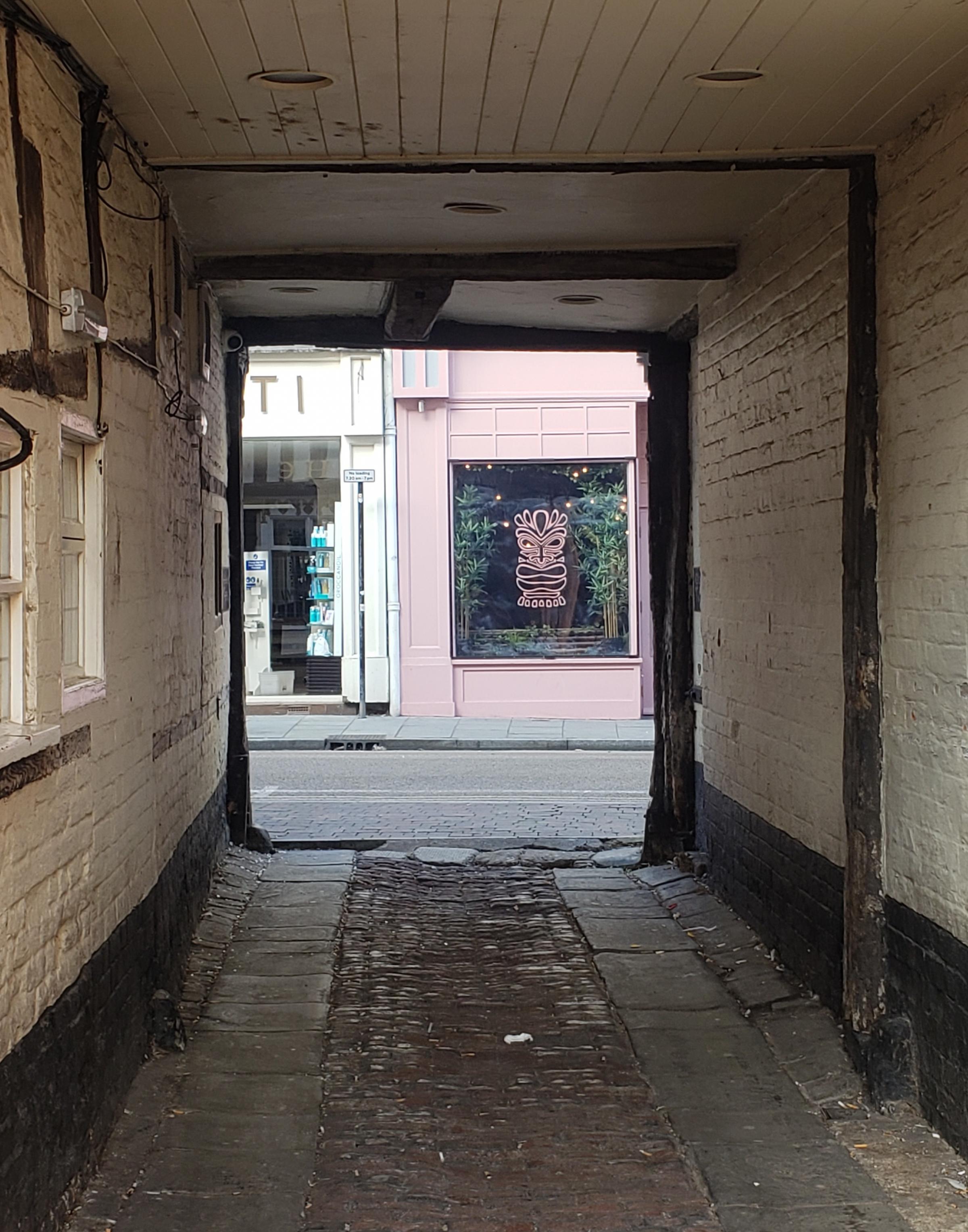 Where in Worcester will you find this passageway?