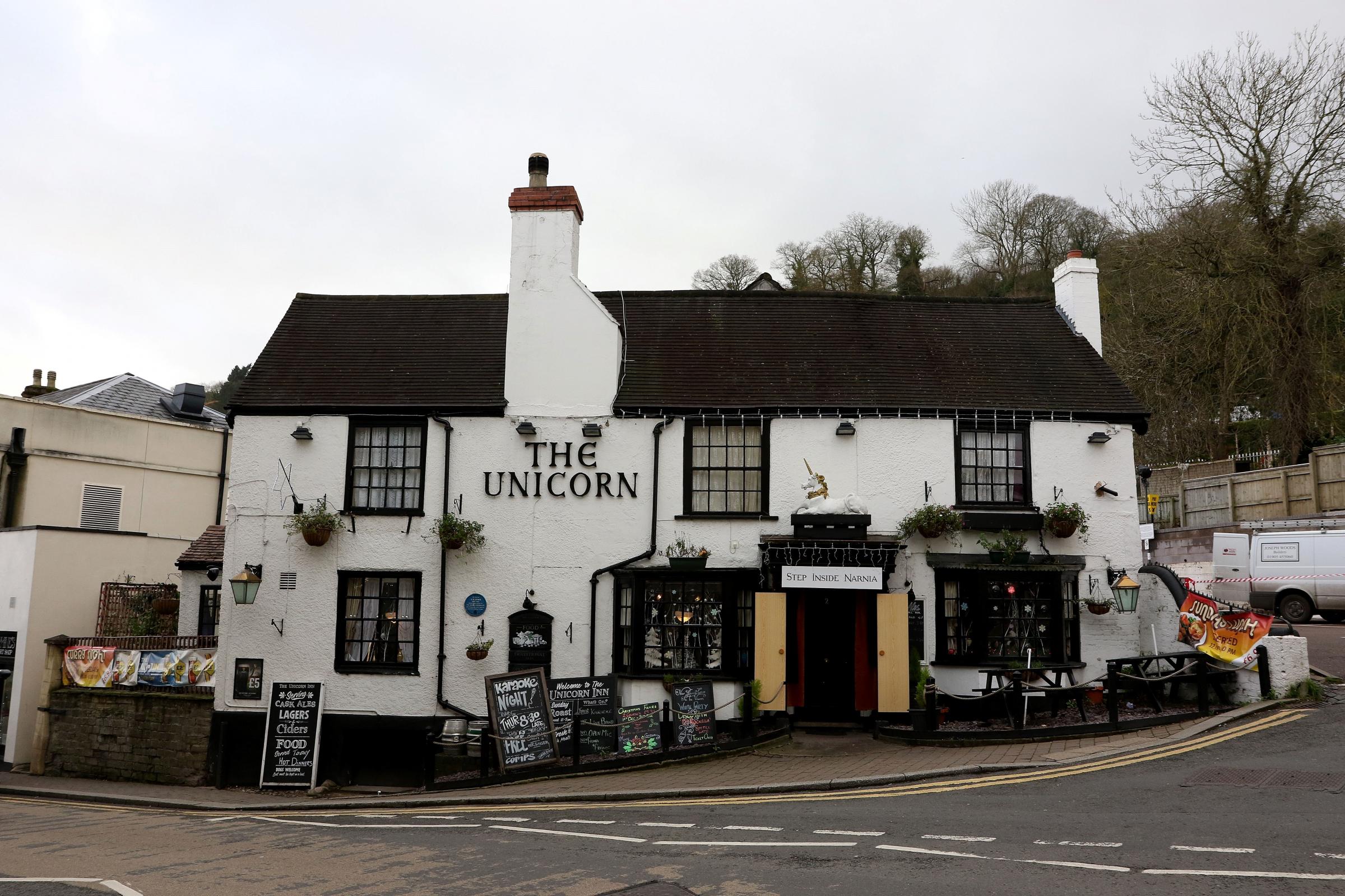 The Unicorn pub in Malvern