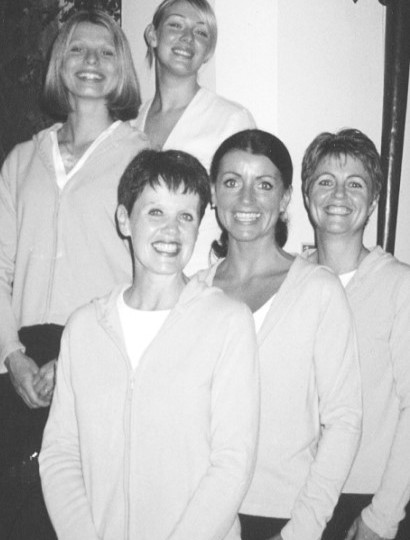 All smiles in April 2003 are the team at the women-only gym Bodyworks II in Wells Road