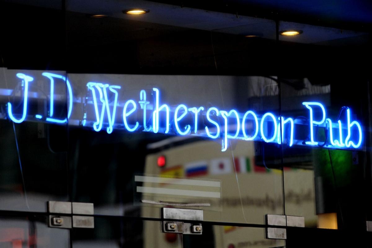 Hygiene rating for the Wetherspoons in Great Malvern (PA)
