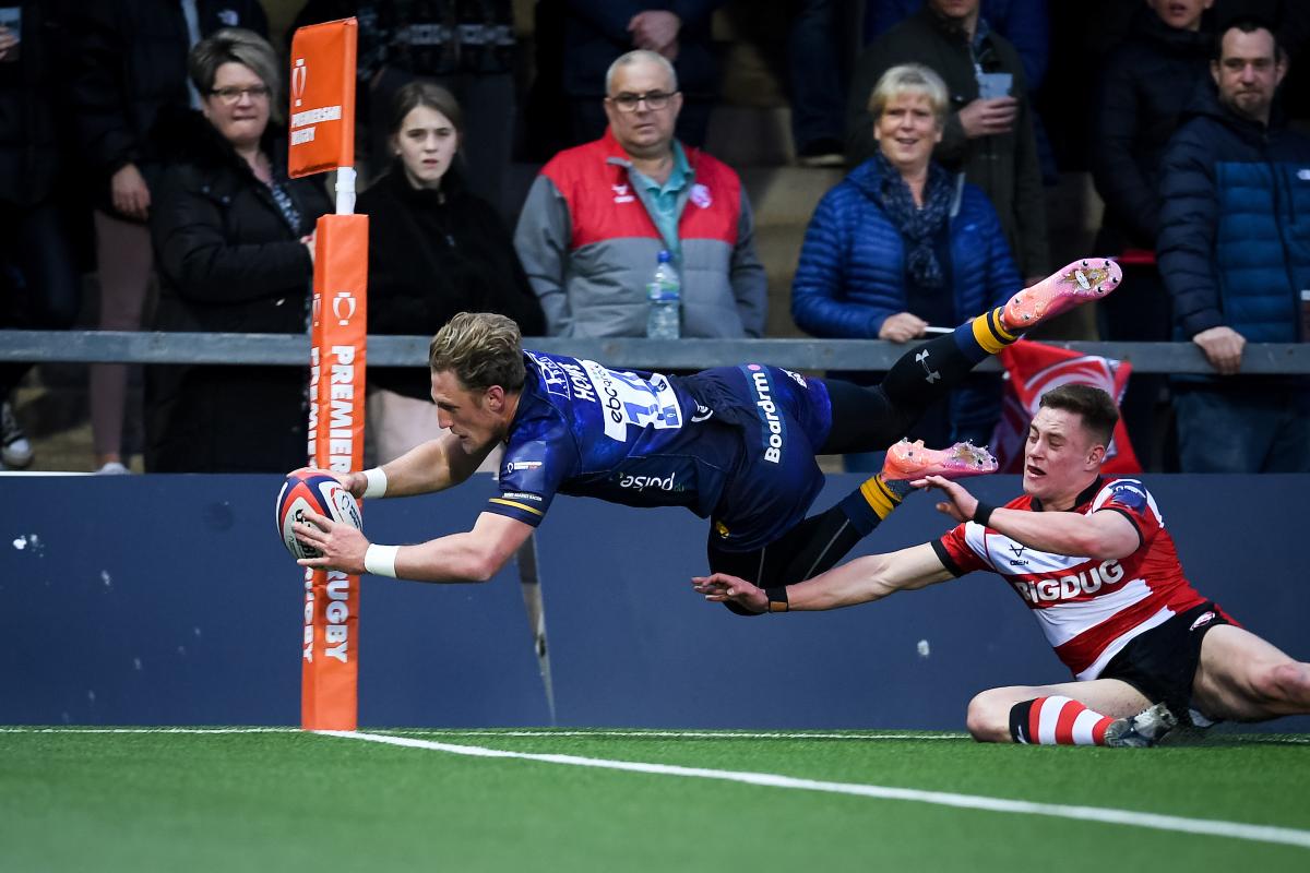 Tom Howe scored five tries in the Premiership Rugby Cup this season.