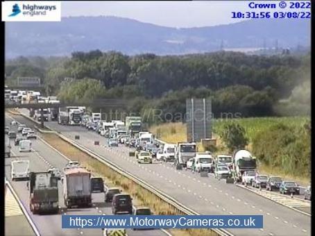 Malvern Gazette: Latest CCTV images from J8 of the M5