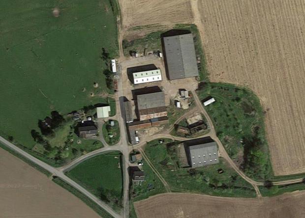 Malvern Gazette: SITE: Noken Farm as seen from above