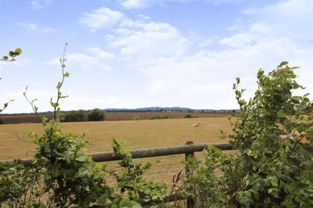 VIEW: The house in Stoulton commands 'glorious views' of the Malvern Hills. Photo: Rightmove (agent Connells)
