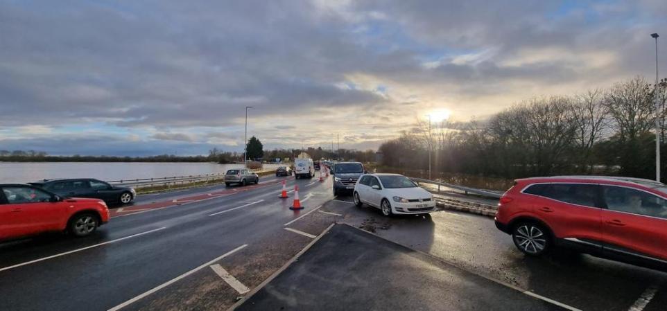 A449 at Powick open after flooding causes two hour delays | Malvern Gazette 