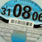 Old Car tax discs are selling for as much as £1,200 on eBay. (PA)