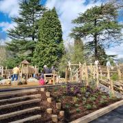 OPEN: Families enjoying the new play area in Priory Park, Malvern