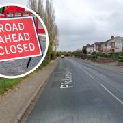 Temporary traffic lights on busy Malvern road for drainage works for five days