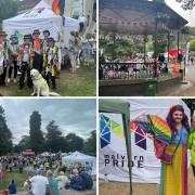 MALVERN PRIDE: Malvern Pride 2022 festival in Priory Park.