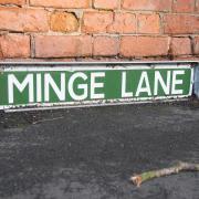 Minge Lane has been named among the UK's most embarrassing street names