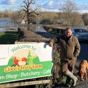 Clive Fruit Farm is open despite the flooding