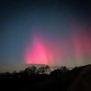 Last night offered a rare chance to see the Northern Lights from Worcestershire