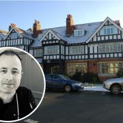 Colwall Park Hotel and (inset) new head chef Steve Rimmer