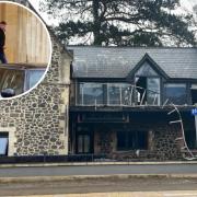 FIRE: Matthew Wright has admitted arson that caused a devastating fire at Station House, Malvern