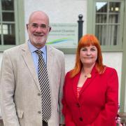 Council leader Tom Wells and deputy Natalie McVey