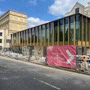 Malvern Theatres' new look is starting to become visible from Grange Road