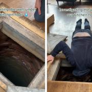 TIKTOK: A TikTok showing a couple exploring a well under their home in the Malvern Hills has gone viral.