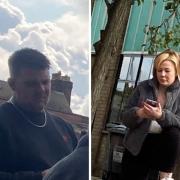 COURT: Lucas Belmonte (left) and Lisa Gilks have both appeared in court on suspicion of possession of cannabis with intent
