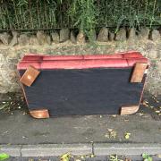 The sofa dumped in Imperial Road, Malvern has now been cleared away but was there four or five days