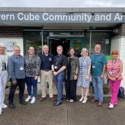 The launch of the crowdfunding scheme at Malvern Cube