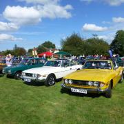 Classic cars at Malvern Wells fete