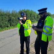 Kempsey and Alfrick SNT and Malvern Response were in Suckley with speed cameras.