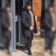 COURT: Daniel Scully leaving Worcester Magistrates Court