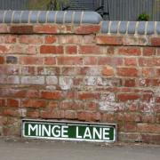 WORK: Minge Lane where tree maintenance work is taking place today