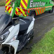 The moped was found in Broomhill in Malvern.