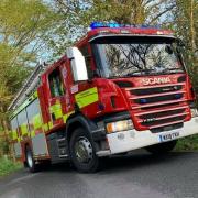 Firefighters attended a flooded kitchen in Malvern