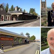 'PLEASED': Clive Hooper and Tom Wells, Great Malvern and Malvern Link stations