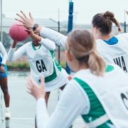 FUN: A day of netball for Maggs Sports Festival.
