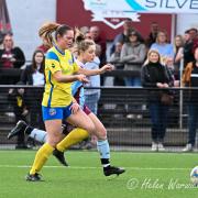 Action shots from Malvern Town Women's 4-0 County Cup semi-final defeat to Worcester City Women Development
