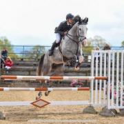 Worcester rider Robert Jeffries jumped his horse, Figo, to victory at the Equissage Pulse Senior British Novice Championships