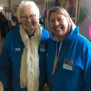 SKY employees Joan Westbury and June Vevers