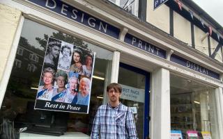 First Paige is among the town centre shops set to close for the funeral