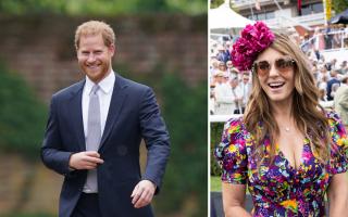 Actress Liz Hurley has denied taking Prince Harry's virginity
