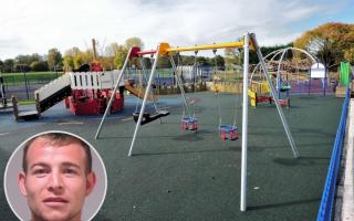 ACCUSED: Jason Watkins is accused of having an out of control pitbull at Upton play park